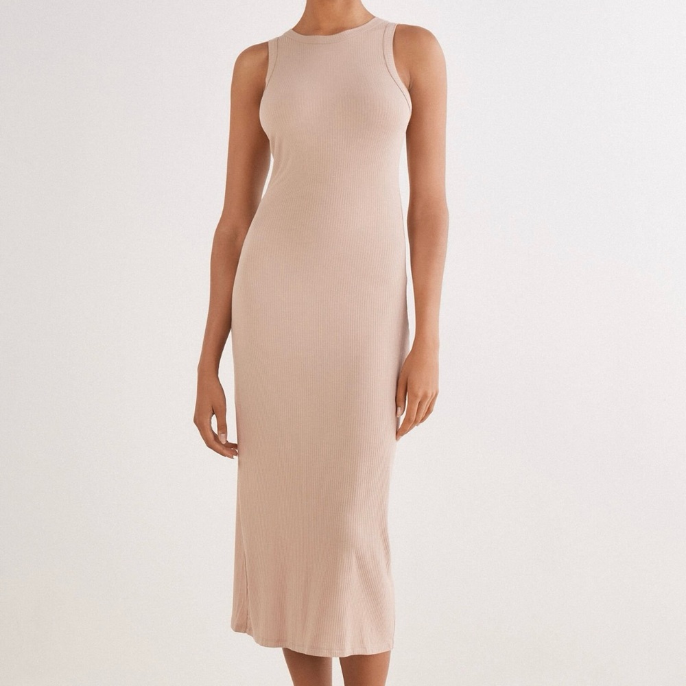 Intimissimi Beige Midi Dress line new